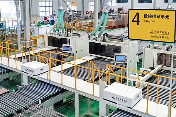 What equipment is needed to achieve automatic woodworking furniture production?