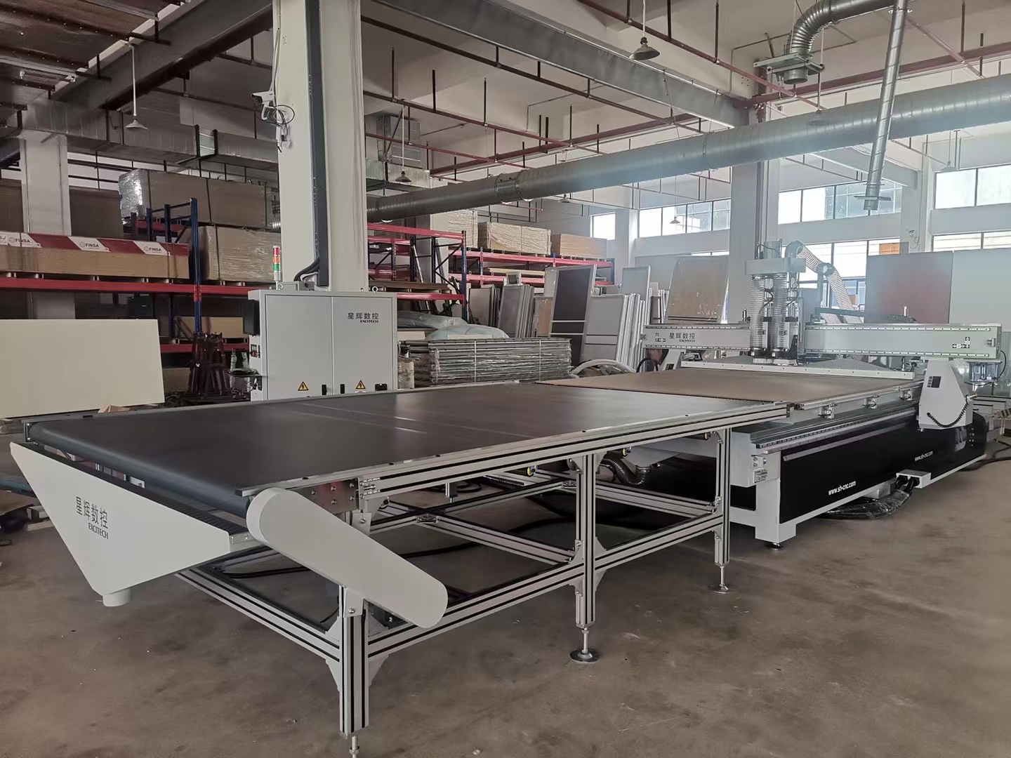 What are the types of nesting machine?