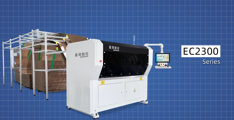 Excitech CNC 2300 box making machine, smart packaging solutions!