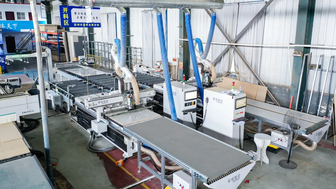Types of EXCITECH WOODWORKING CNC cutting machine.