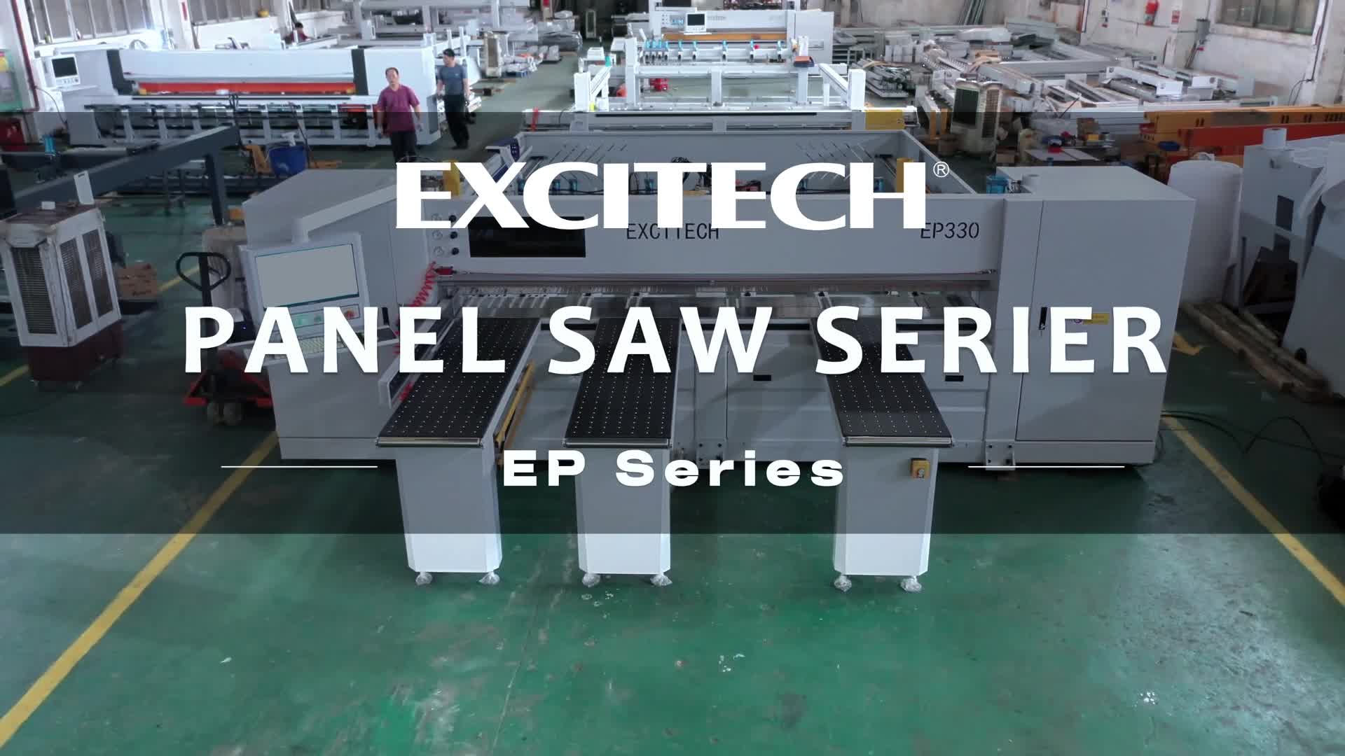 EP330 electronic board saw: 96% optimization rate, new height of board overlapping cutting efficiency.