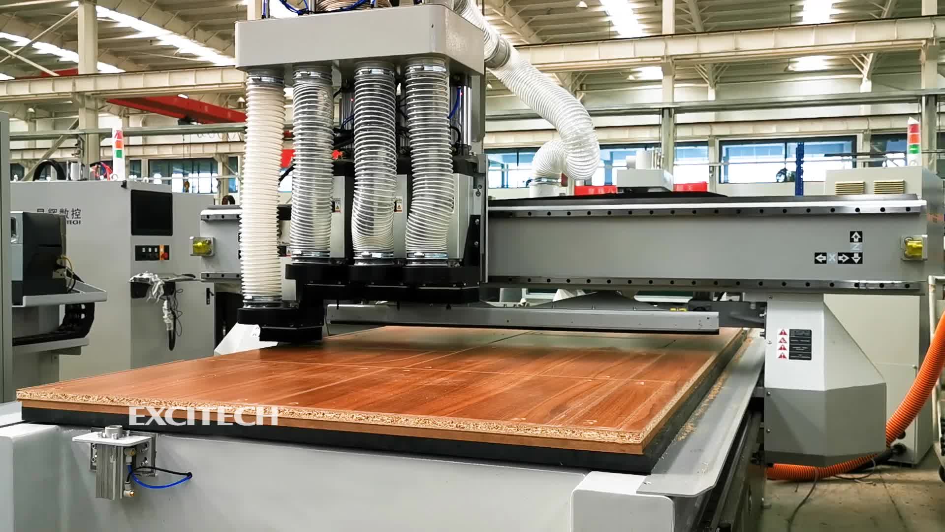 EXCITECH Four-Head Work Center CNC Machine