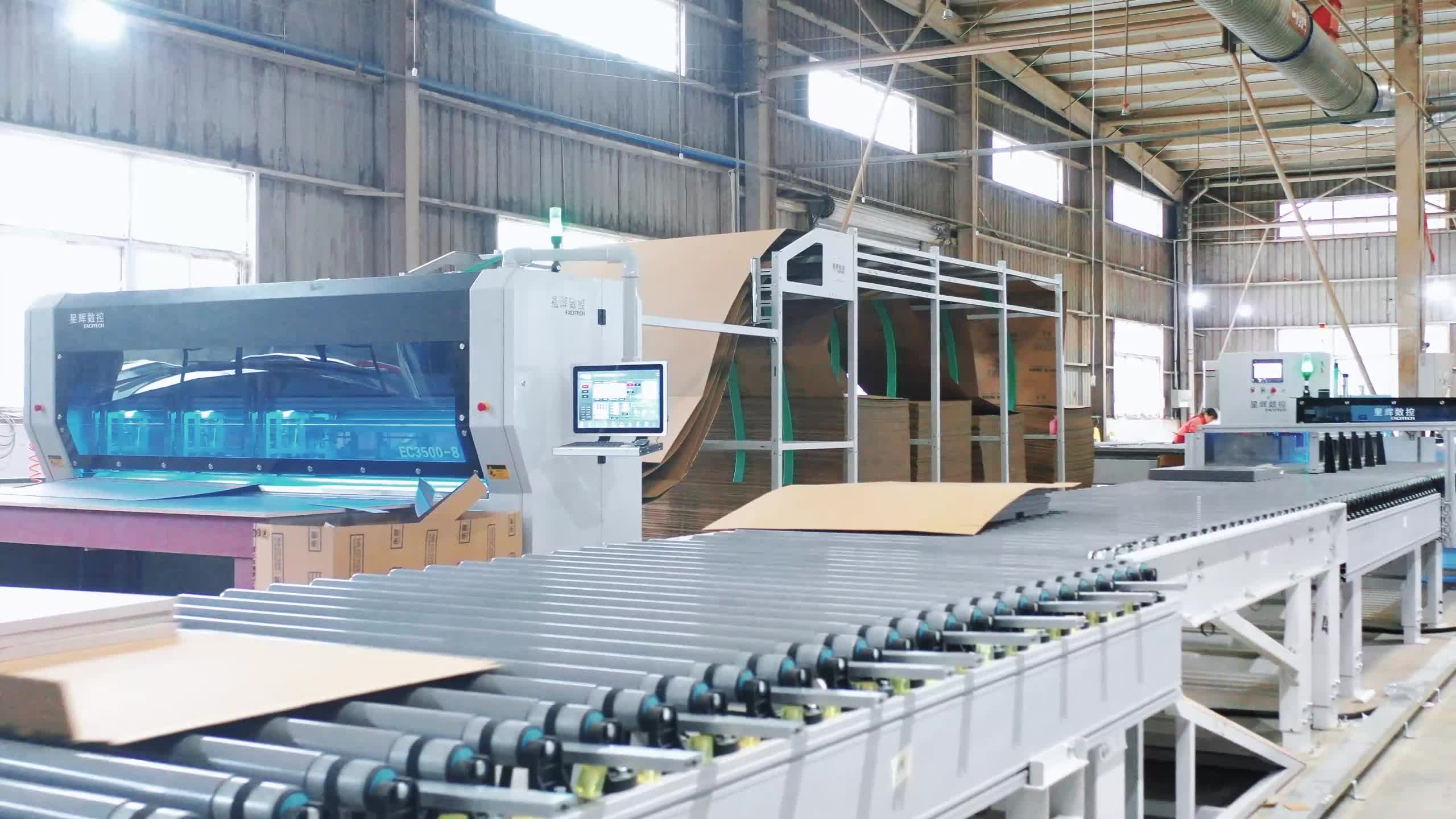 Case Sharing of EXCITECH CNC Sichuan Chengdu Impression Packaging Line Project.