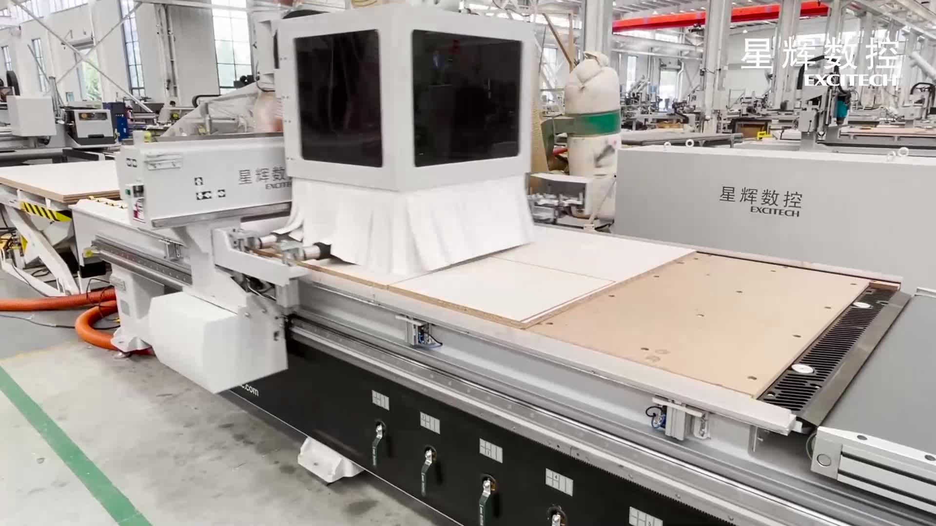 Dust-free system for cutting, making the workshop clean.