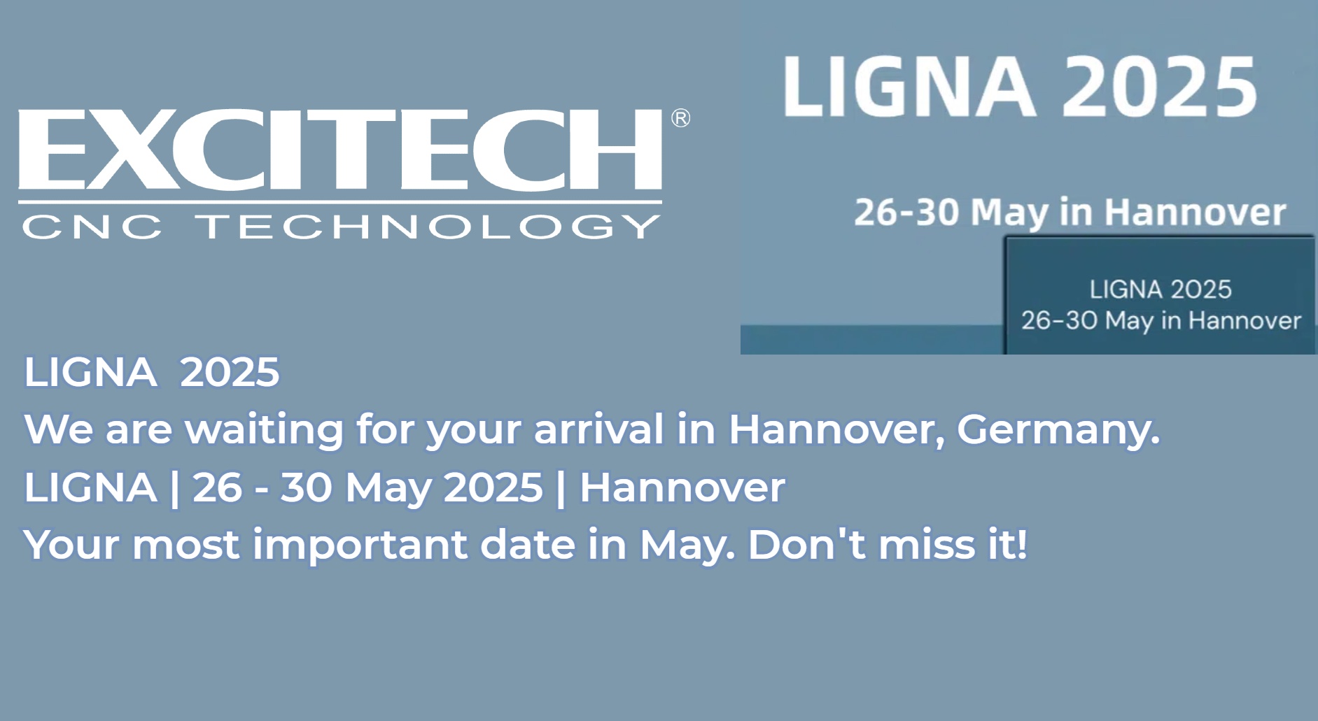 2025 marks the 50th anniversary of LIGNA. HAPPY BIRTHDAY!