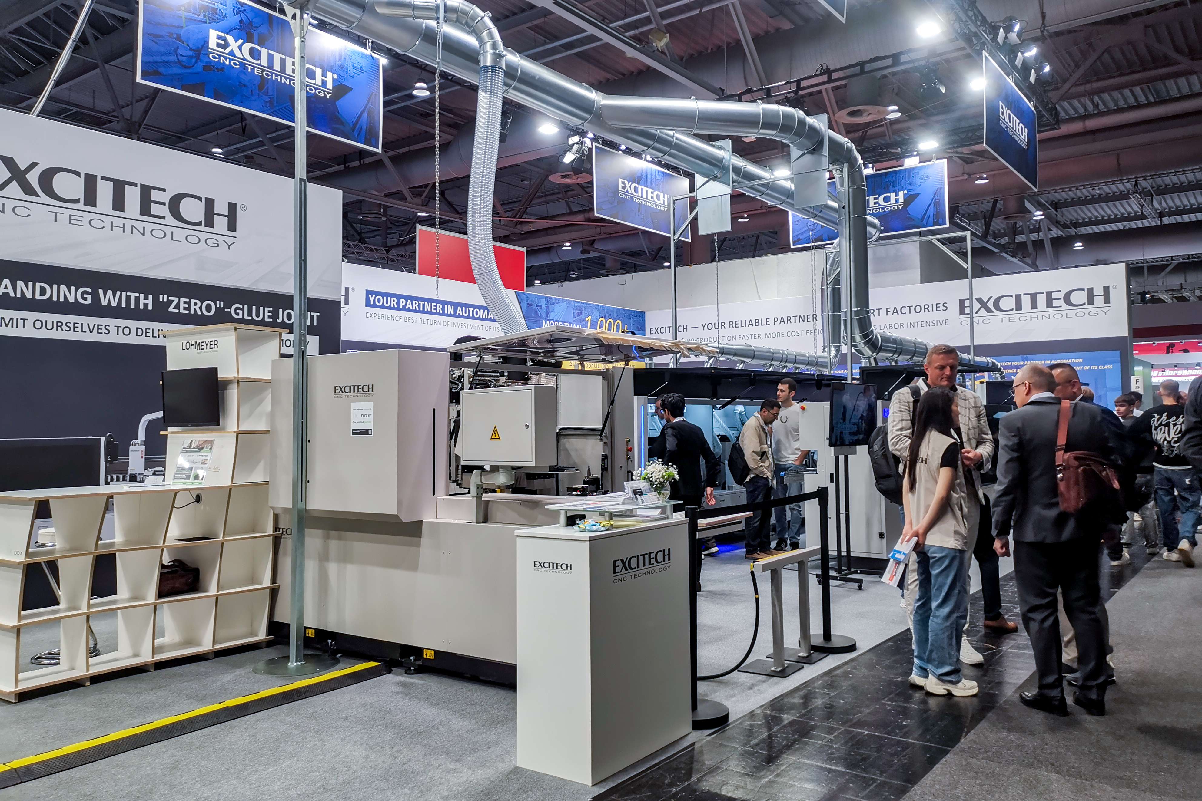 Day 3 of LIGNA 2025: EXCITECH CNC showcases advanced manufacturing solutions at booth F29 in Hall 12.