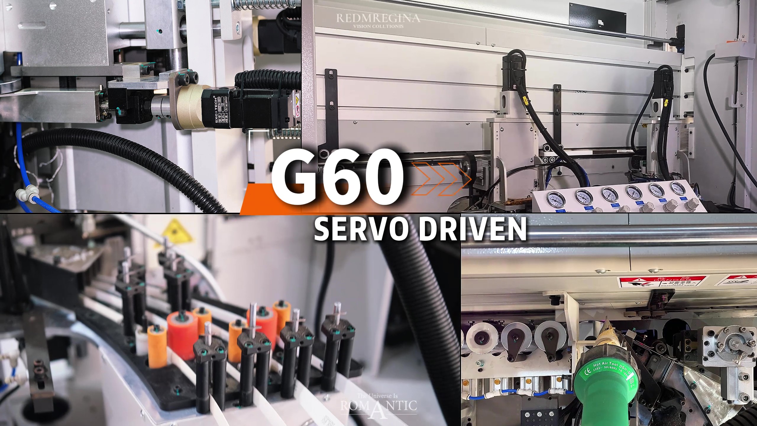 EXCITECH G60 servo horizontal trimming laser edgeband machine.