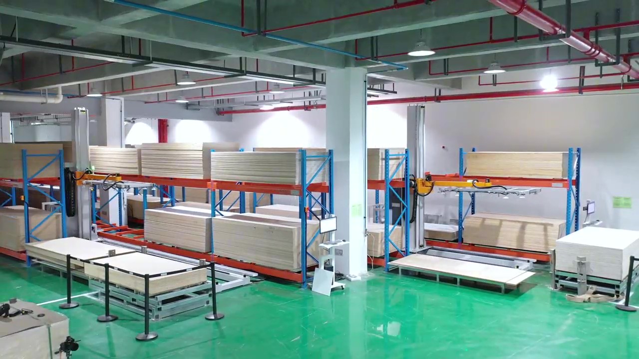 EXCITECH Vertical Material Warehouse: A Practical Helper for Furniture Production Automation