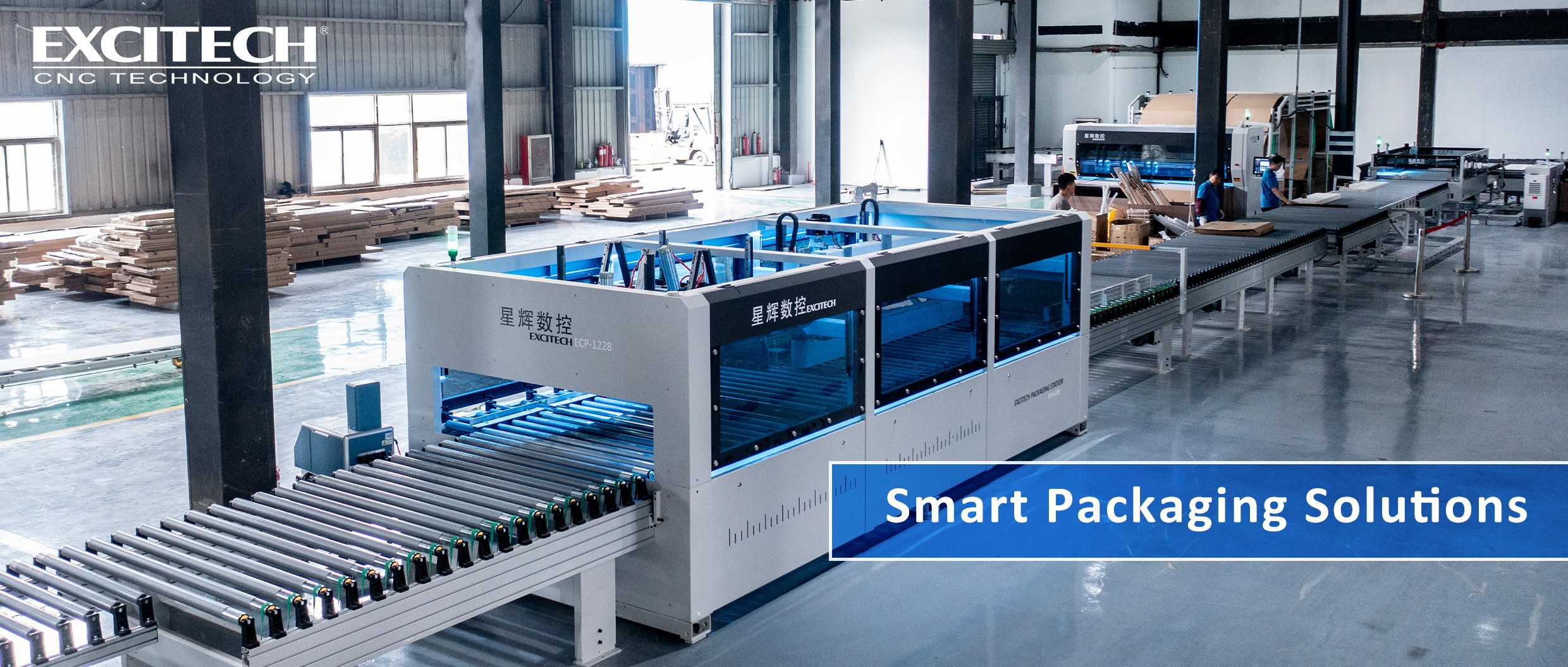 What is Excitech CNC intelligent packaging production line.