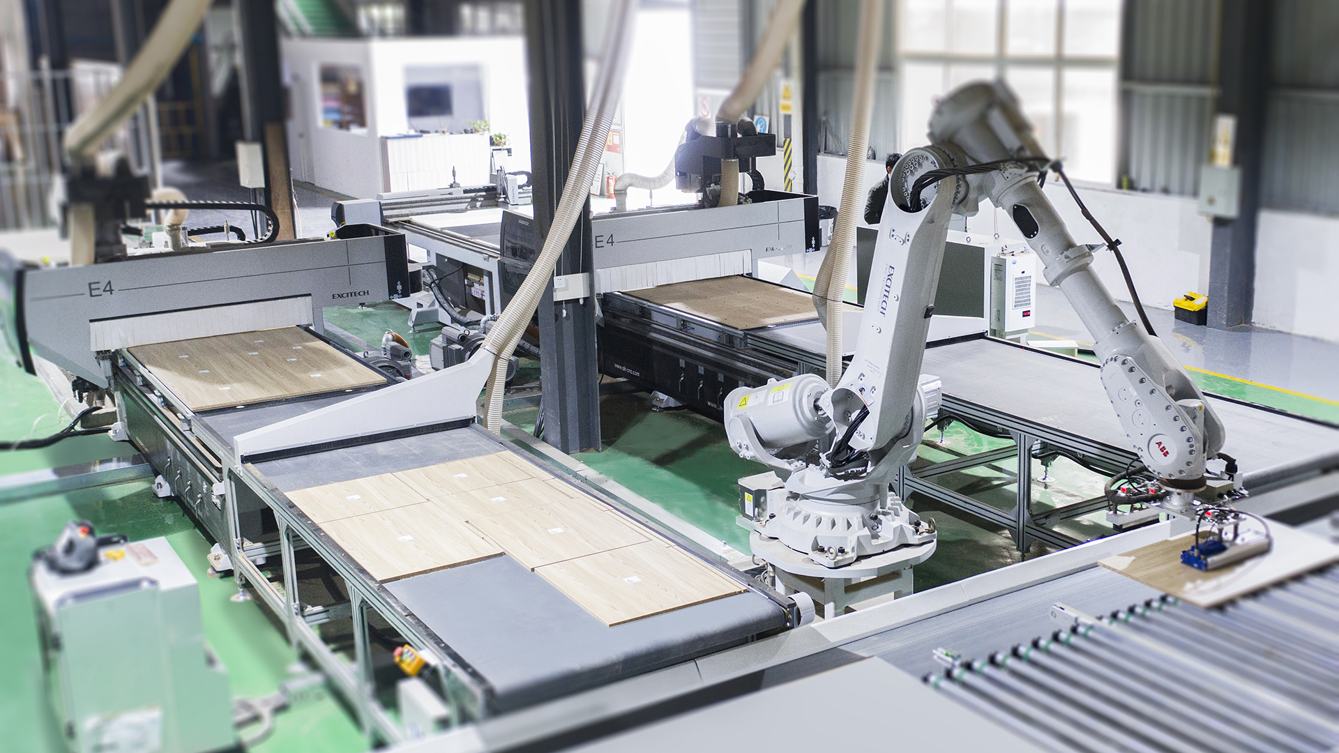 EXCITECH Smart Unmanned Line: Empowering Panel Furniture Factories for Efficient Intelligent Transformation.