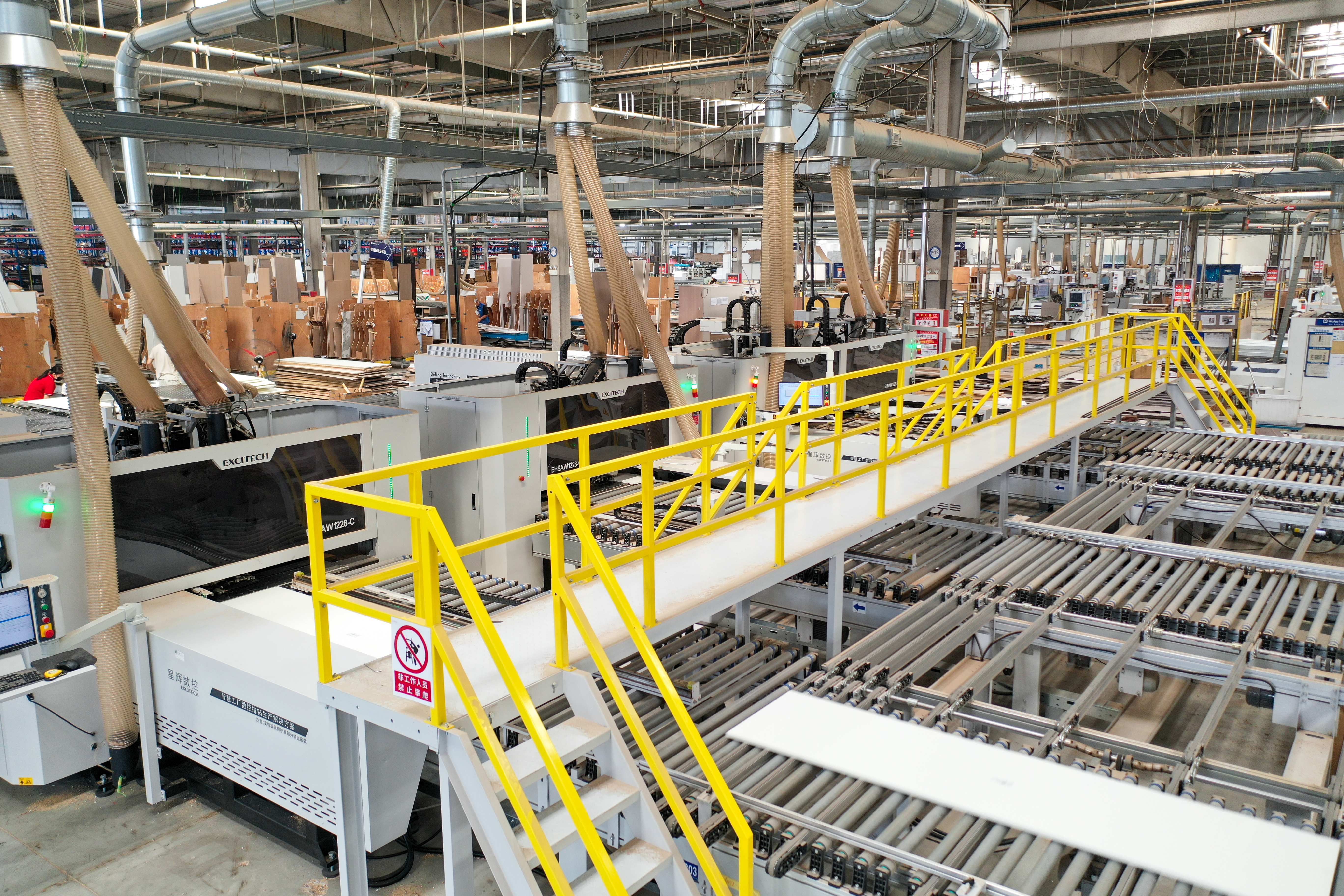 EXCITECH Integrated Smart Furniture Production Line | End-to-End Panel Manufacturing Automation